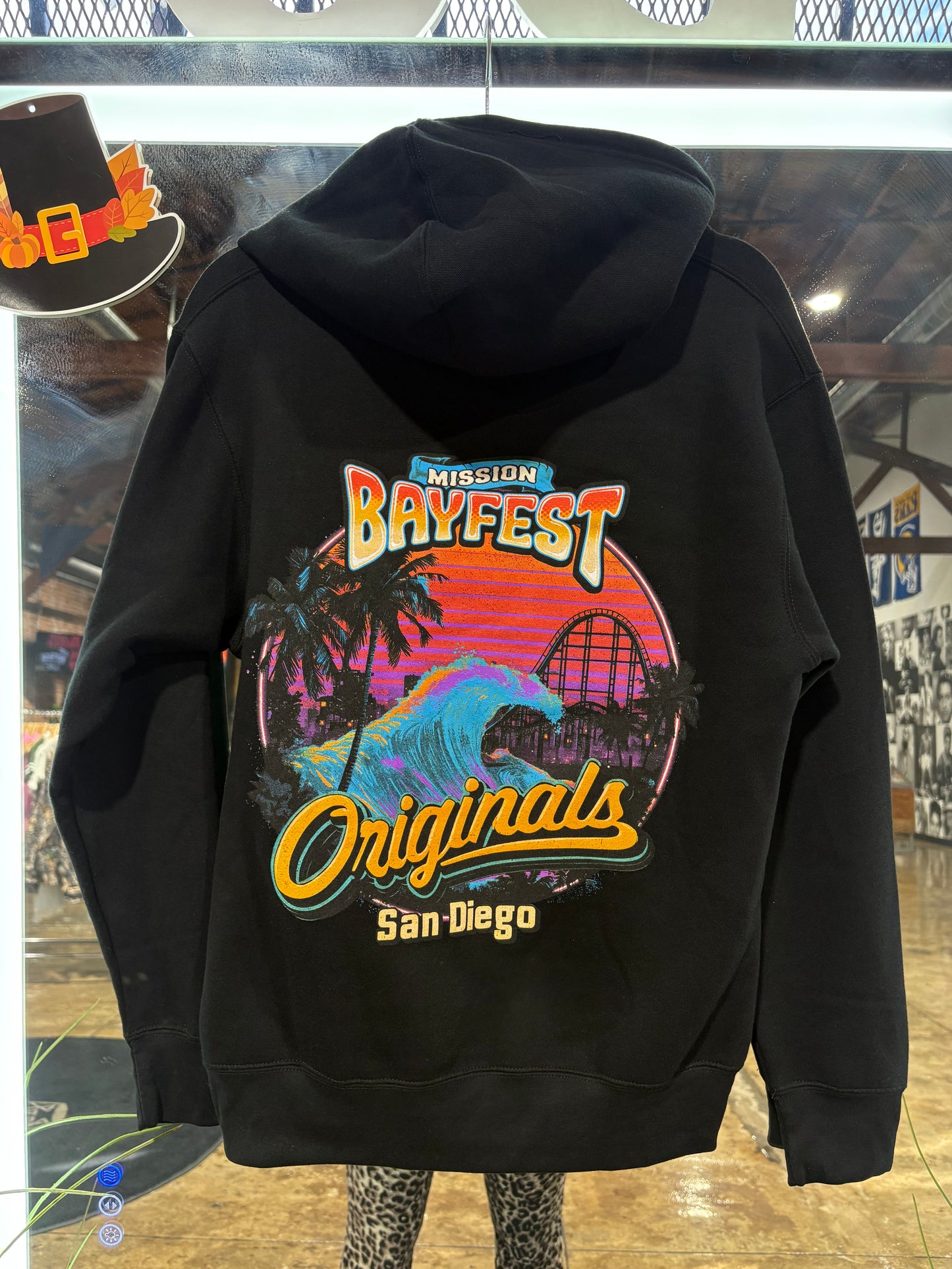 San Diego Wave Graphic Design Hoodie